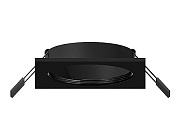 Ambrella Корпус встраиваемый D70mm C7632 SBK черный песок 92*92*H25mm MR16 GU5.3